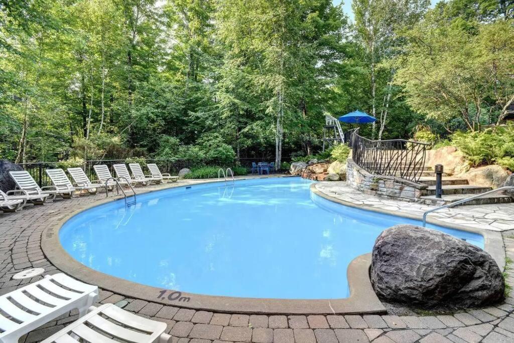 Chalet-Style Condo - 5 Minutes To Lifts And Village! Mont-Tremblant Exteriér fotografie